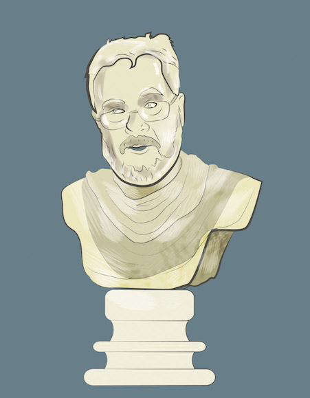 Greek bust of Ellis Workman